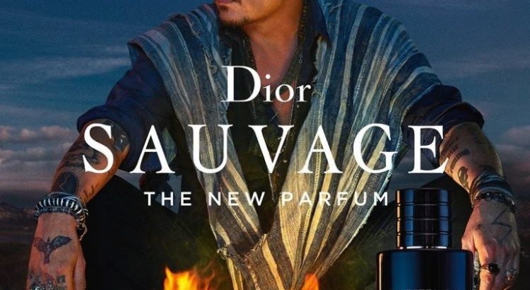 El perfume Sauvage de Christian Dior es utilizado por Johnny Depp como imagen oficial