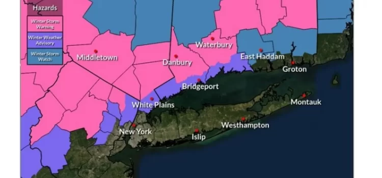 Fin de Semana en Nueva York: Nieve, Lluvia y Viento se Esperan