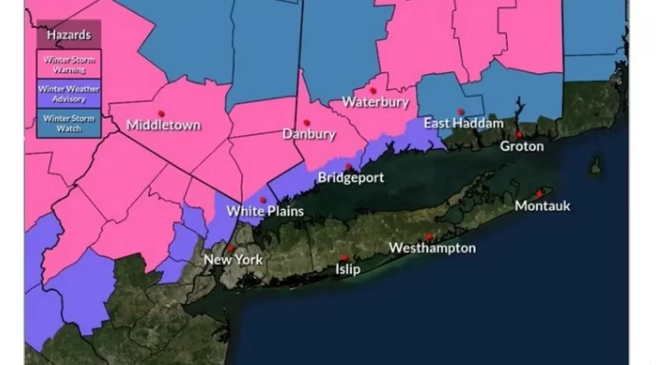 Fin de Semana en Nueva York: Nieve, Lluvia y Viento se Esperan Fin de Semana en Nueva York: Nieve, Lluvia y Viento se Esperan