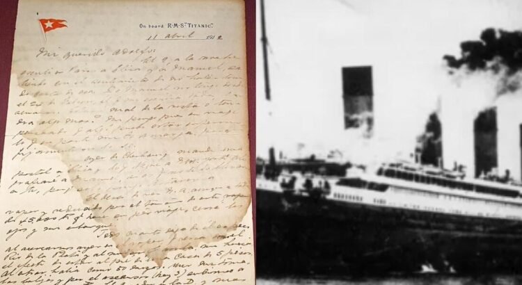 Les ofrecieron 10 mil euros por una carta rescatada del Titanic