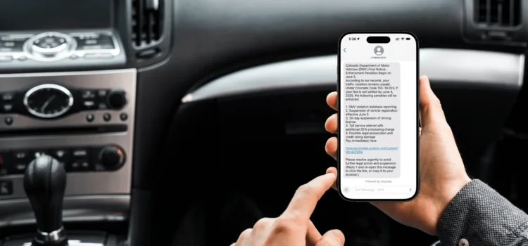 El DMV de Nueva York advierte sobre el aumento de mensajes de texto con enlaces a sitios web falsos.