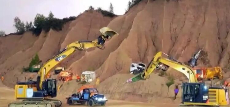 Con maquinaria pesada ofrecieron su versión de Romeo y Julieta