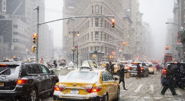Nueva York registra las primeras nevadas de la temporada