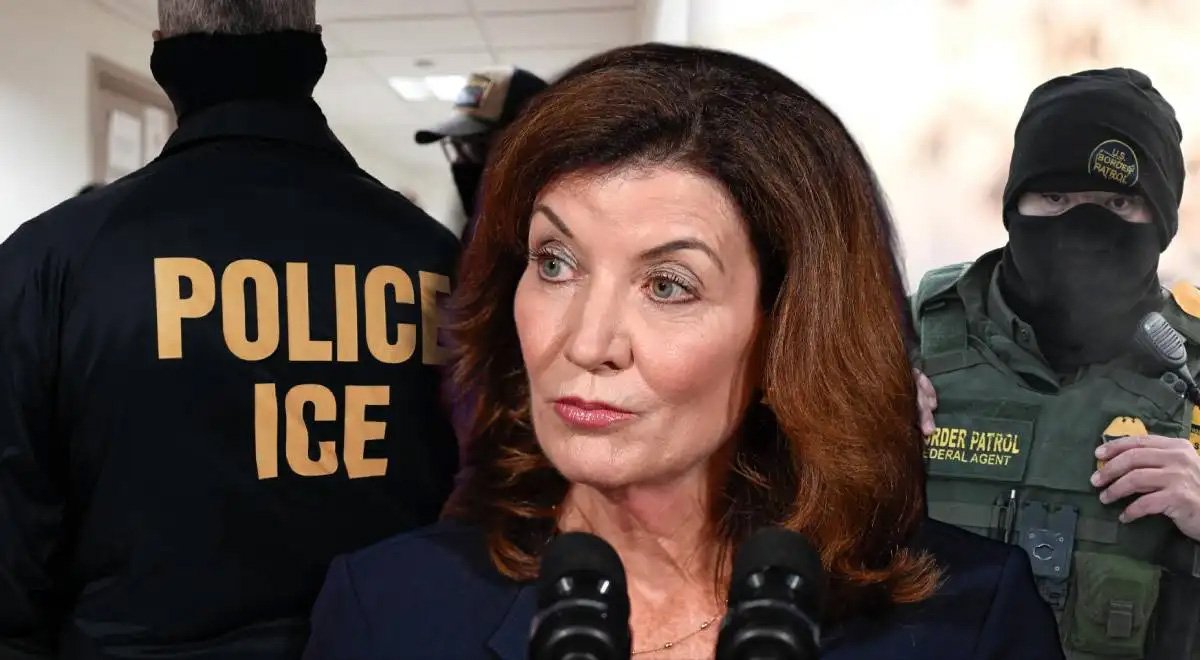 La gobernadora de Nueva York ordena a agentes del ICE actuar a rostro descubierto